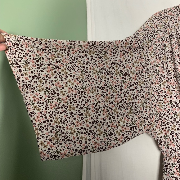 Chic Soul | Floral Leopard Print Romper - 1X - Picture 2 of 6